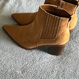 Booties. Size 9. Color Camel